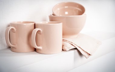 Peçete ile pembe sofra 