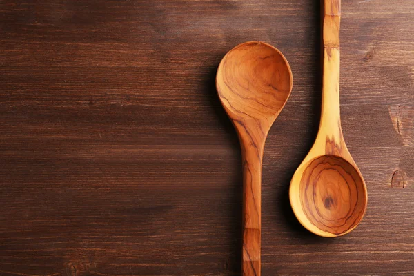 Dua sendok kayu — Stok Foto