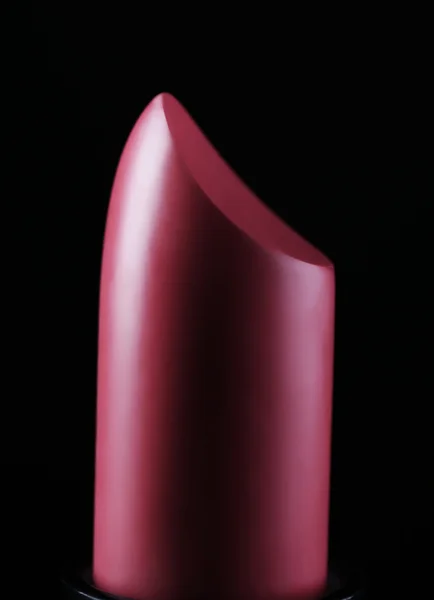 Lápiz labial rosa sobre negro —  Fotos de Stock