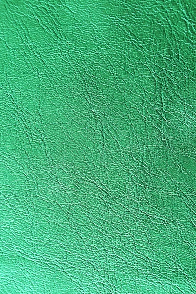 Textura de couro verde — Fotografia de Stock