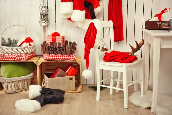 Intérieur de la maison du Père Noël — Photo