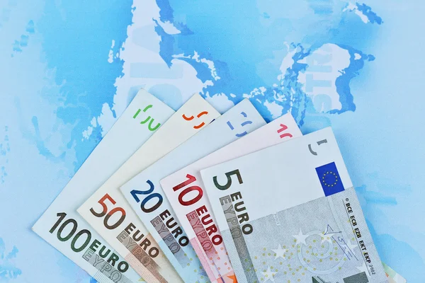 Different euro banknotes — Stock Photo, Image