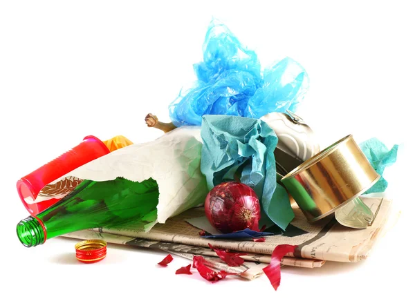 Hromada odpadků, barevné — Stock fotografie