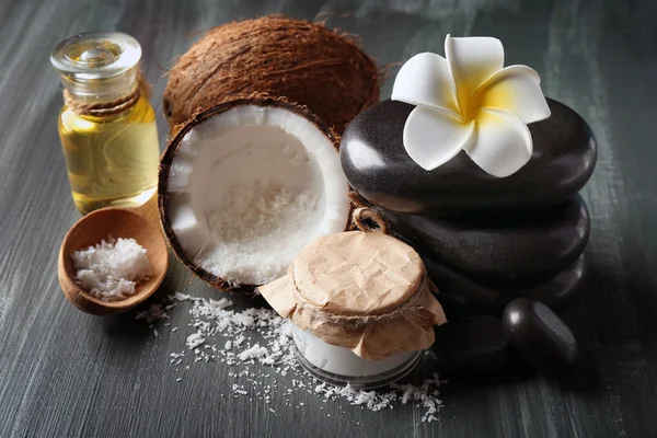 Productos de coco spa — Foto de Stock