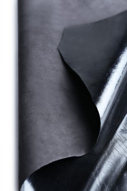 deri ön ve yanlış tarafında doku