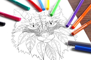 Fox çizim doodle