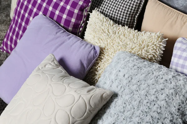 Set of decorative pillows — Stock Photo, Image