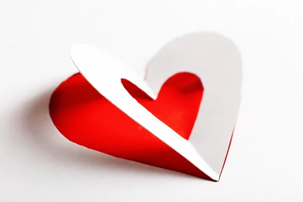 Cut out paper heart — Stock Photo, Image