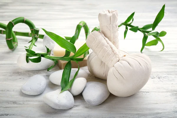 Spa set on table — Stock Photo, Image