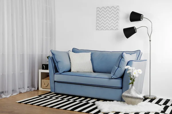 Krásné moderní obývací pokoj — Stock fotografie
