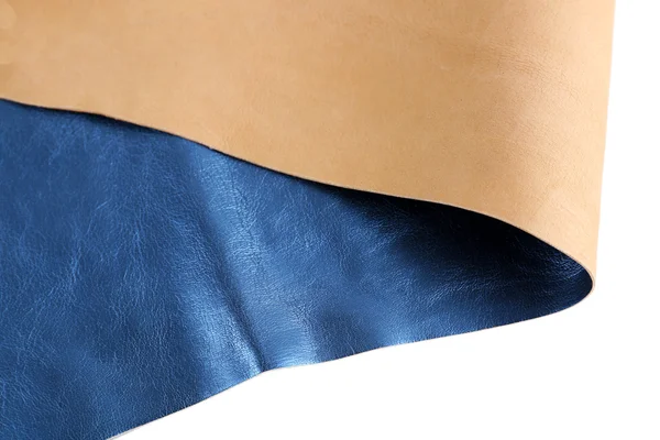 Синяя кожаная текстура — стоковое фото