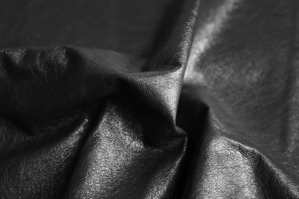 Wrinkled leather texture — Stock Photo, Image