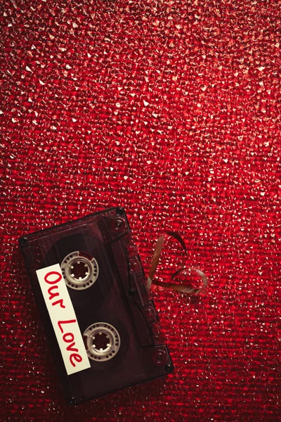 Retro-Audiokassette — Stockfoto