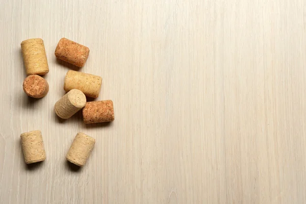 Wine corks on table — Stock Photo, Image