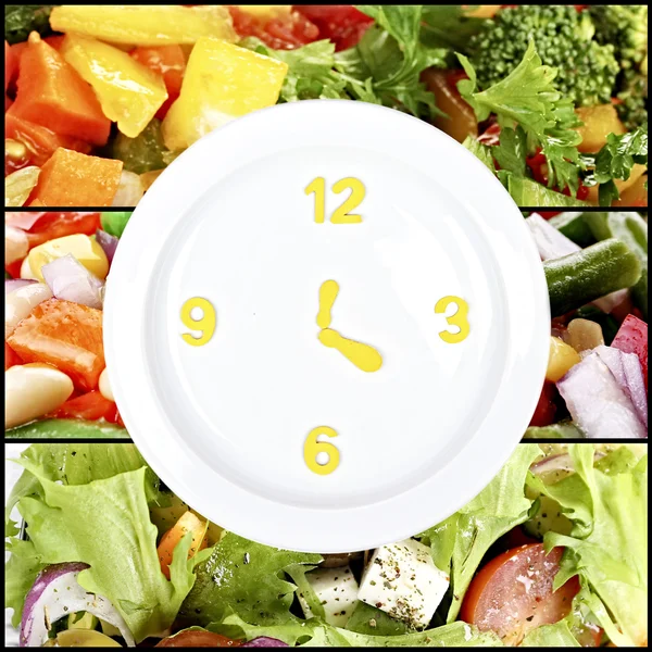 Concepto de reloj de alimentos — Foto de Stock