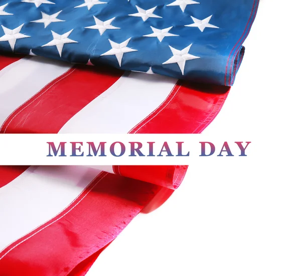 Memorial Day på amerikanska flaggan — Stockfoto