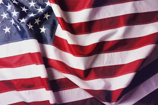 Waving American flag — Stock Photo, Image