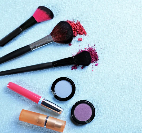 Makeup tools and cosmetics — Stock Photo, Image