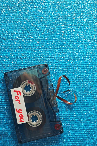 Retro kaseta magnetofonowa — Zdjęcie stockowe