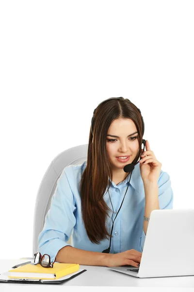 Hermosa mujer en la oficina — Foto de Stock