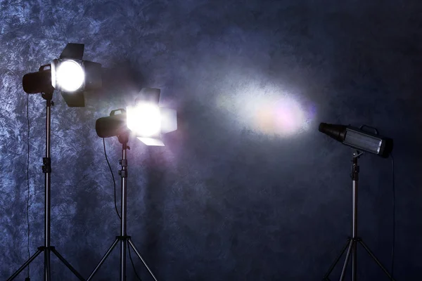 Studio light flashes — Stock Photo, Image