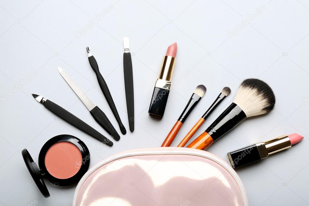 Set of fashion cosmetics
