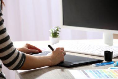 El çizimi Grafik Tablet