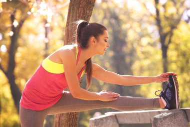 Genç güzel kadın.  