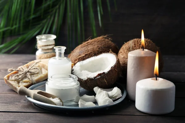 스파 코코넛 제품 — 스톡 사진