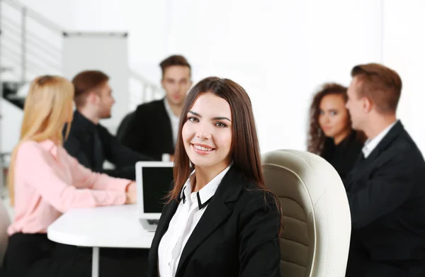 Conference room at meeting — Stock Photo, Image