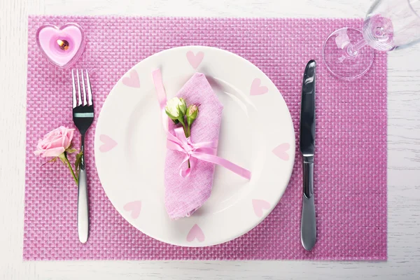 Festive table setting — Stock Photo, Image