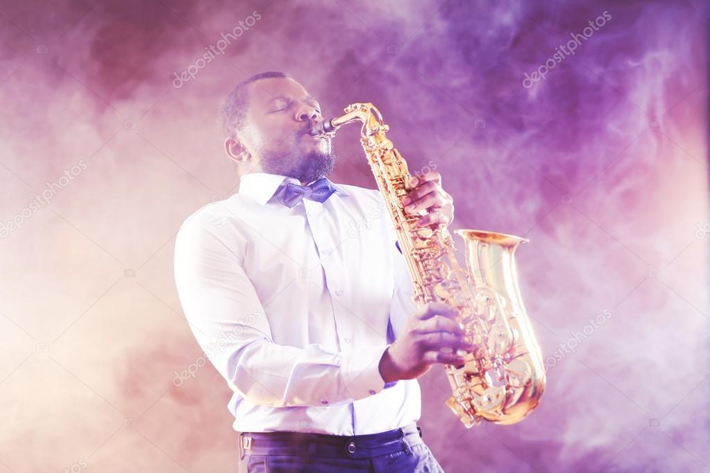 African American jazz musician 