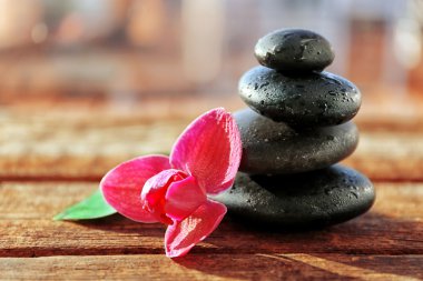 Mor orkide taşlarla Spa 