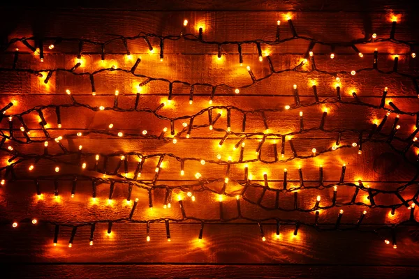 Electric Christmas garland — Stock Photo, Image