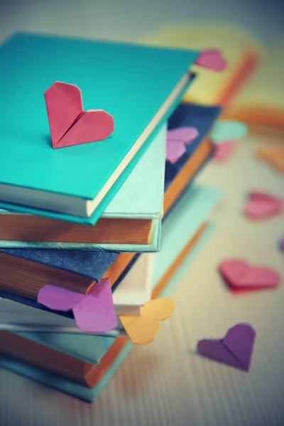 Signets coeur pour les livres — Photo