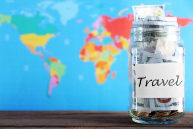 Cam banka gezisi için tasarruf