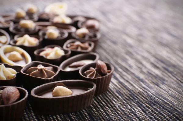 Deliciosos dulces de chocolate — Foto de Stock