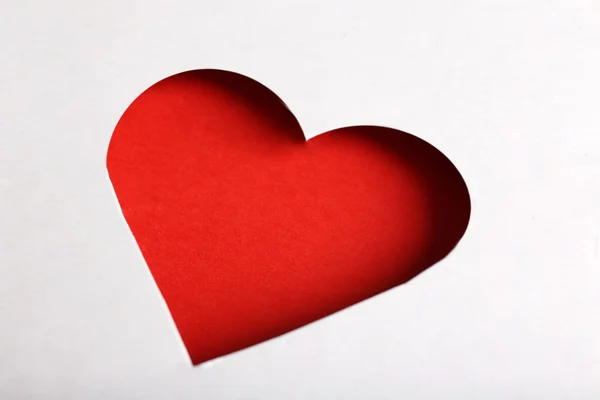 Cut out paper heart — Stock Photo, Image
