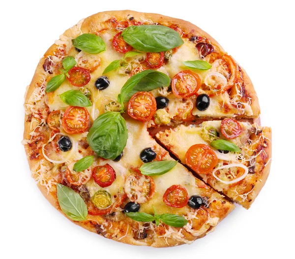 Leckere frische Pizza — Stockfoto