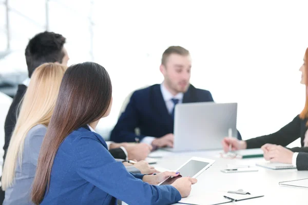 Zakelijke vergadering in functie — Stockfoto