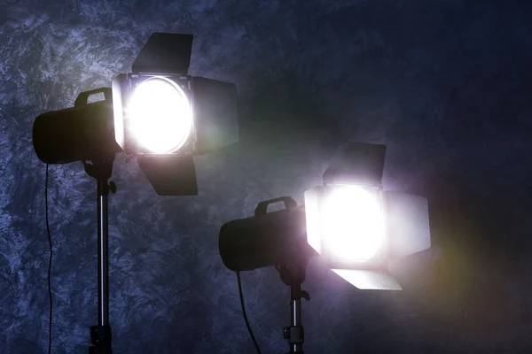 Studio light flashes — Stock Photo, Image