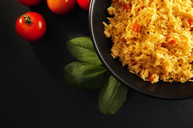 Havuç ile haşlanmış pirinç  