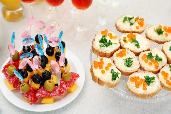 Set of cold snacks — Stock Photo, Image