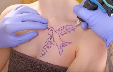 Dövme yapma süreci 