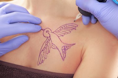 Dövme yapma süreci 