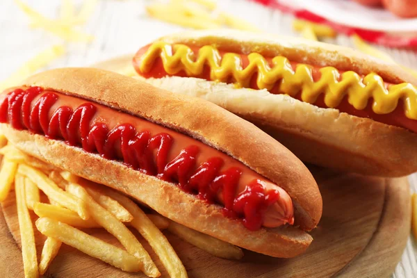 Hot dog freschi — Foto Stock