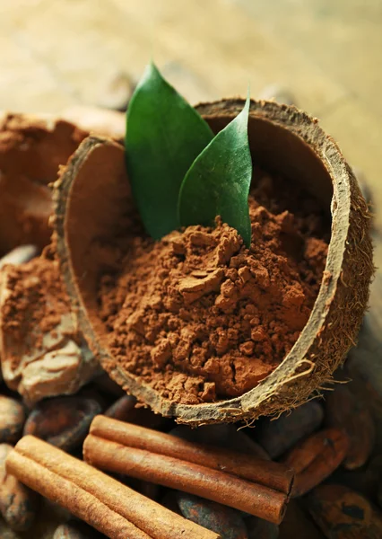 Bowl with aromatic cocoa — Stock Photo, Image