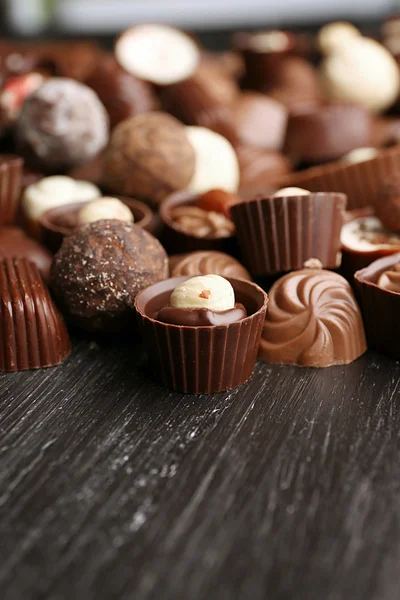 Heerlijke chocolade snoepjes — Stockfoto