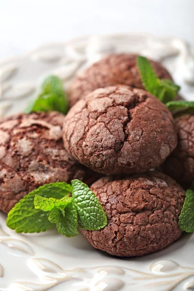 Galletas con chips de chocolate —  Fotos de Stock