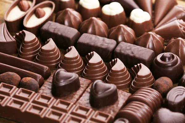 Deliciosos dulces de chocolate — Foto de Stock